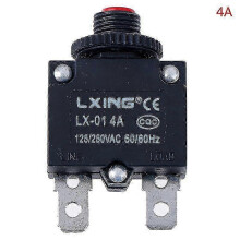 (4A) Circuit Breaker Overload Protector Switch with Fuses from 3A to 30A, HFMQV