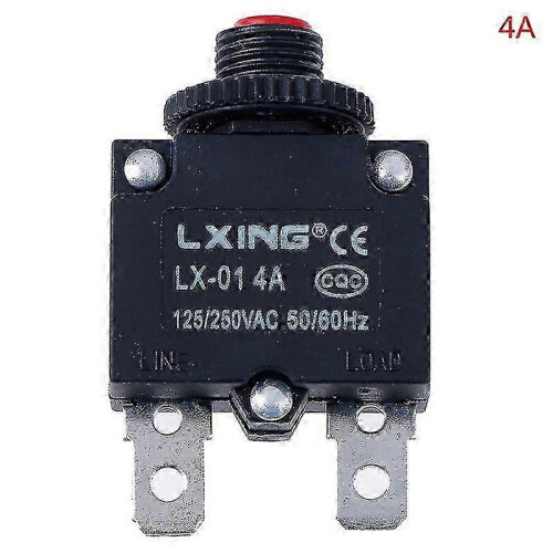 (4A) Circuit Breaker Overload Protector Switch with Fuses from 3A to 30A, HFMQV