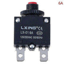 (6A) Circuit Breaker Overload Protector Switch with Fuses from 3A to 30A, HFMQV