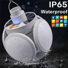 Solar Camping Lamp USB Rechargeable LED Remote Control Foldable Lantern Portable Emergency Lamp