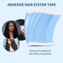 36Pc/Lot Fixed Double Tape Wig Adhesive Extended Hair Tape Waterproof for Toupee Lace Wig Film with Slitting