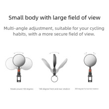 2Pcs Rearview Mirror Rear View Mirrors for MAX G3 ZT3 Pro F3 F3 Pro E3 E3 Pro Electric Scooter Accessories