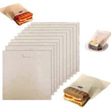 (16cm*18cm) 20 Non-stick Toast Bags, Reusable Gluten-free Toast Bags