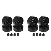 8PCS Plastic Beadlock 1.9 Wheel Hub Rim for 1/10 RC Crawler Car Axial SCX10 90046 AXI03007  TRX4 RC4WD D90