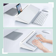 Whiteboard planningsset voor op kantoor (3-delig) - Magnetische planner, bureau-organizer en documentenbak