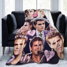 (50x40in 125x100cm) Cozy Plush Flannel Blanket for Sofa, Couch & Bedroom Use - Warm Fleece Soft Blanket for Living Room, Office, Car, Camp & Beach