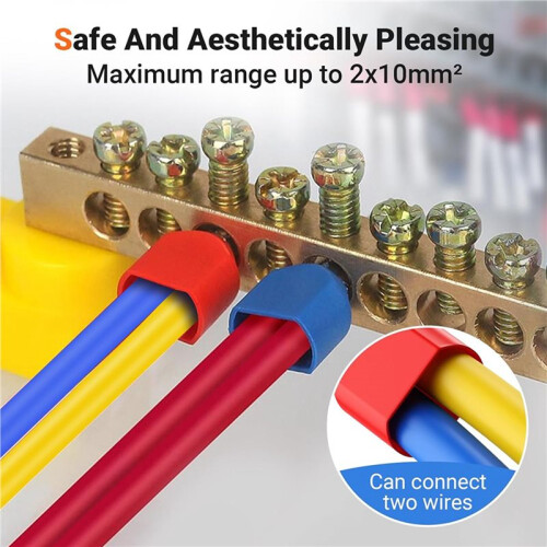 Ensemble de 1200 Embouts de Câble Double Isolés, Manchons Isolants Multicolores 2