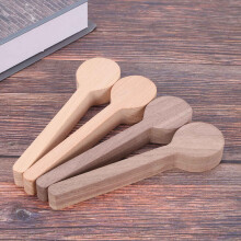 Cuillère à Découper en Bois Hêtre Vierge et Bois de Noyer Non Fini en Bois Kit de Taillage Artisanal (8 Pièces)