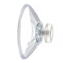 100 Ventouses de 40 mm avec Vis M4 et Écrou Moleté, Ventouse avec Filetage, Ventouses pour Plateau de Table en Verre