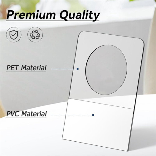 Linguette da Appendere, 800 Pezzi Etichette Adesive Trasparenti con Foro Rotondo Linguette da Appendere In Plastica Autoadesive per Espositori da 2