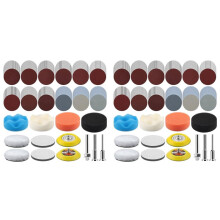 266 PCS 3 Inch Sanding Disc Drill Polishing Kit, 60-10000 Grits Sandpaper Buffing Pads with Hook and Loop Sanding Discs