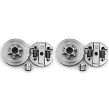 2 Jeu D'Embrayage, Tambour D'Embrayage et Roulement à Aiguilles pour Tronçonneuse Chinoise 2500 25CC