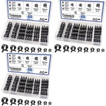 Assortiment de 240 Colliers de Serrage Ă Ressort en Silicone pour Tuyau D'Aspiration 7 mm, 9 mm, 10 mm, 11 mm, 14 mm, 15 mm, 16 mm, 18 mm.