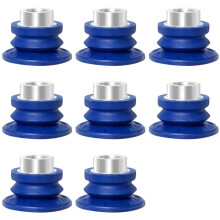 8Pcs Corrugated Suction Cup Strong Suction Nozzle Robot Accessories Vacuum Suction Cup Joint Set SAB50/60/80 SAB50