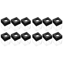 12-Pack Magnetische Papercliphouder Papercliphouder Zwarte Papercliphouders voor Bureaupaperclip
