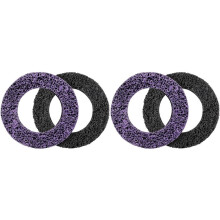 4 Stuks Grove Reinigingsschijven Diameter 150 mm Csd-Schijf Nylon Stof Schijf voor Verwerking, Metaal, Wielnaafreiniger