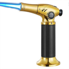 (Glod) Reinventing Outdoor Cooking with Our Culinary Butane Torch Lighter - Multipurpose Torch for Food Preparation & Campfire Fun