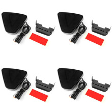 4X F1 Trapeze-Stijl LED-Achterremlicht Light Stop-Veiligheidslicht Waarschuwing Achteruitrijsignaallamp voor Auto-Vrachtwagentractor RV