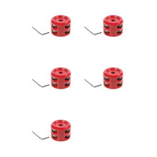 5X Rubberen Lierstopper, Lierkabel Saver Haakstopper Lijn Rubberen Stop met Inbussleutel, Auto-Accessoires Liertouw