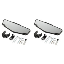 2X UTV-Achteruitkijkspiegel, Middenachteruitkijkspiegel met 1,5-2 Inch Verstelbare Klem voor RZR Can Am Maverick Arctic Cat
