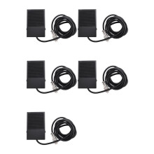 5X Interrupteur à Pédale en Métal à Main 1,8 Mètres de Câble 2 Broches Connecteur de Soudage par Points Torche Tig