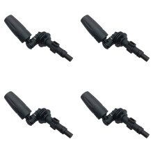 4X Hogedrukwaterpistool, 360 Graden Draaibaar Mondstuk, Kan Worden Uitgewaaid of met een Rechte Waterstraal voor Het Wassen van de Auto