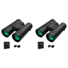 2sets 12x42 Krachtige Verrekijker met Telefoonadapter Waterdichte Verrekijker Bij Weinig Licht voor Vogels Kijken, Jagen en Reizen