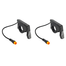 2X E Bike Mountain Bike Gashendel Snelontgrendelingsknop Elektrische Gashendel Duimgashendel M8-Poort Gashendelontgrendelingshendel