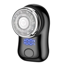 Męska Elektryczna Golarka do Brody z Wyświetlaczem Cyfrowym, Spiralna Golarka Ze Stali Nierdzewnej, Ładowana Przez USB, Golarka do Użytku na