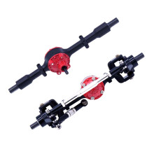 5X Metalen voor- en Achteras voor WPL C14 C24 C34 C44 B14 B24 1/16 RC Auto-Upgrades Onderdelen Accessoires, Zwart