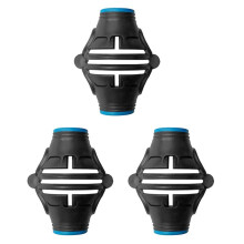 3X Golfbalmarker Hoge Precisie Golfbalmarker 360-Graden Triple 3-Lijns Golfbalmarker Golfballijnmarkeergereedschap
