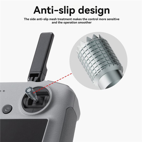 2PCS Thumb Rocker Joysticks for  RC/RC2/RC Pro2 Remote Controller Non-Disassembly Telescopic Folding Joystick Silver 2