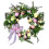 (E) Artificial Easter Wreath with Easter Eggs & Colorful Berries for Decoration 1