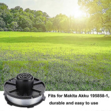 (12pcs) Lawn Mower Spool Kit for Makita Akkusense Replacement Wire Reel, 12-Pieces with Part Numbers 196146-9 & 195858-1 DCQW
