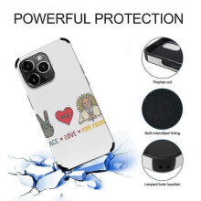 (iPhone14 Pro Max, D White) Popedom's iPhone 14 Pro Max Catholic Case: Thank You Father Tribute Design for Faithful Catholics