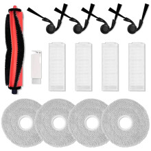 Replacement Accessory Kit for Robot Vacuum S40 Pro / OV71GL Main Side Brush HEPA Filters Mop Pads