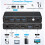 2K 120Hz for  USB C -Compatible KVM  100W PD Charge Type C USB KVM Switcher for PC Desktop EU PLUG 5