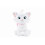 Fluffy toy Disney Cakey Cat 25 cm White Polyester 1