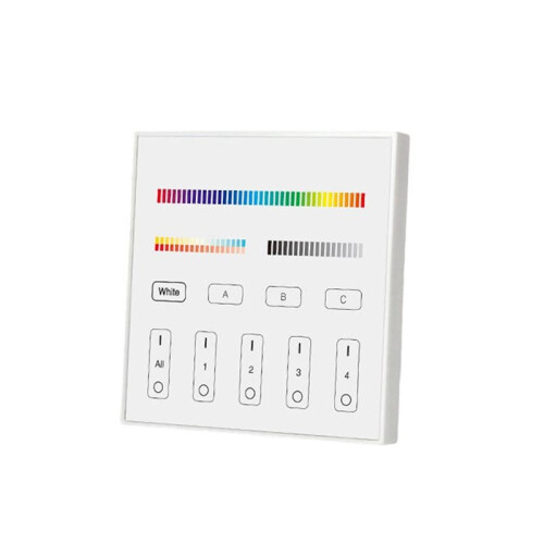 DP3S Three-in-1 Touch Dimming Panel RGB/RGBW/RGB+CCT Output Mode DC12V 24V Dimmer