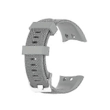 (Gray) For Garmin Swim 2 Silicone Watch Band
