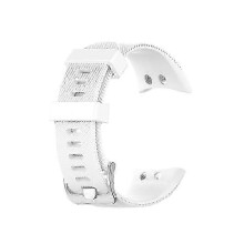 (White) For Garmin Swim 2 Silicone Watch Band