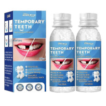 (2pcs) Resin Tooth Repair Glue Shapeable Teeth Gaps Filling Solid Glue Temporary Teeth Repair Falseteeth Glue Safety Dental Supplies