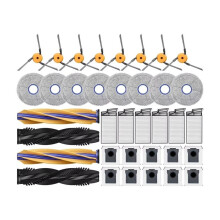Pour Accessoires de Sacs à Poussière, Brosses Principales, Filtres et Chiffons de Nettoyage pour Aspirateurs Robots pour X60 Ultra/X60