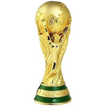 TTMA Qatar World Cup Trophy, Gold Cup Trophies with Custom Engraving, Own a Collectible Version of World Soccer's Biggest Prize (5.11inch)