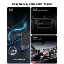 Drahtloser CarPlay Android Auto Adapter Plug & Auto Multimedia Box für Android Von Kabelgebunden auf Drahtlos