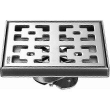 TTMA Shower Drain Brushed Stainless Steel Floor Drain with Removable Grate Hair Strainer Bathroom Shower Drain Cover