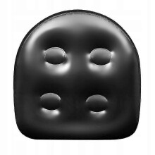 TTMA Pvc Multifunctional Spa Booster Seat with Suction Cup Grip Hot Tub Black
