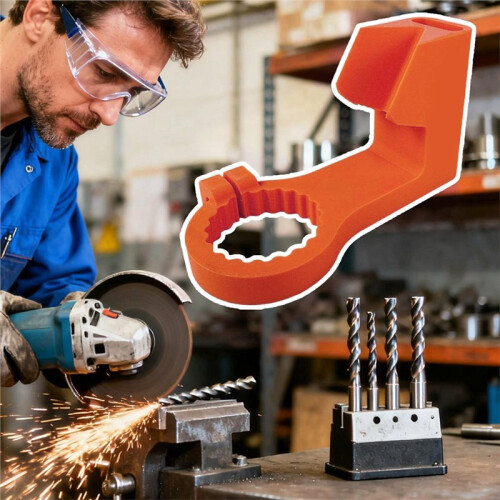 2pcs Multi Purpose Drill Bits Sharpener,Handheld Drill Bit Sharpening Attachment,Portable Drill Grinder Grinding Guide 1