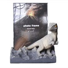 4X6 Resin Barn Dinosaur Fotoram Bordsdukning Fotoram Skrivbordsdekoration Foto 6-Tums Fotoram B
