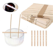 TroveMart 5/50pcs Wooden Wax Core Holder Soy Wax for Candles Aromatherapy Candle Making Tool Candle Making Supplies Wick Centering Device